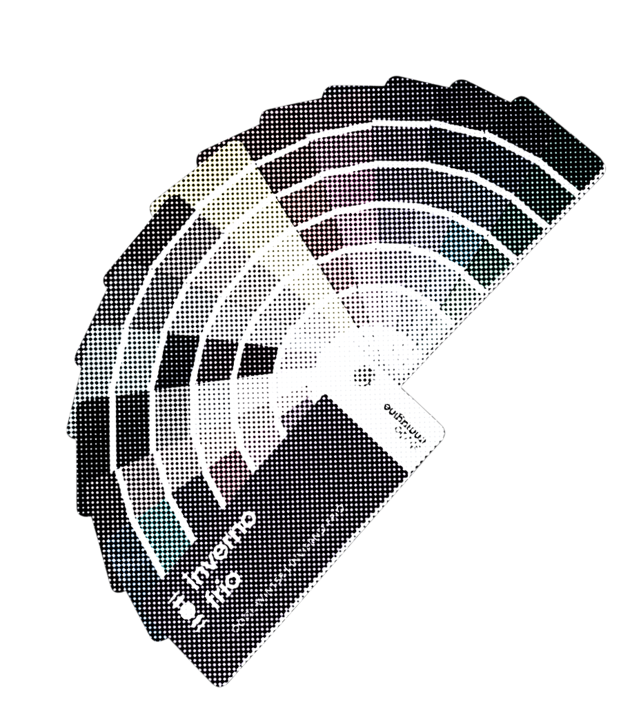 imagem pixelada de uma cartela de cores inverno frio